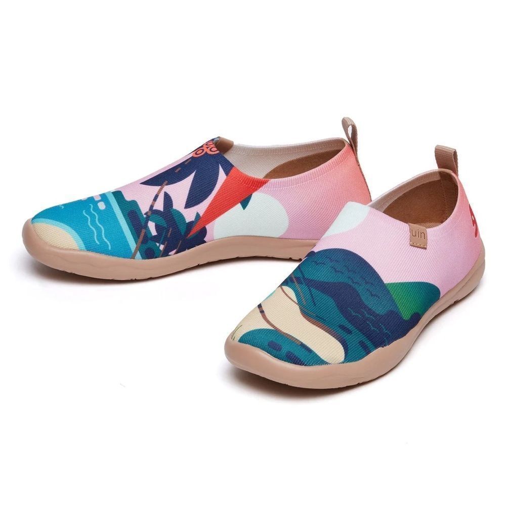 UIN Women's Walking Travel Shoes Casual Comfort Loafers (Sunset Beach Toledo) - Picture 3 of 7